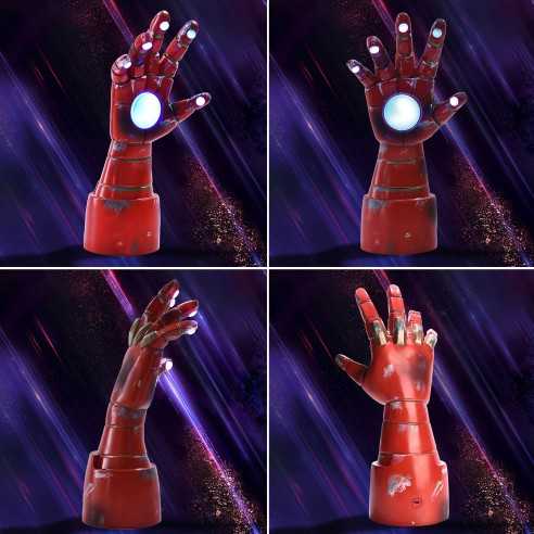 Lámpara de Mesa 3D Guantelete de Iron Man 35,6 cm