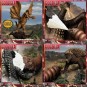Set de 4 Figuras Godzilla 1968 Round 1 Destry All Monsters 11 cm