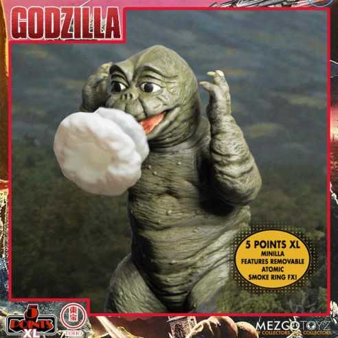 Set de 4 Figuras Godzilla 1968 Round 2 Destry All Monsters 11 cm