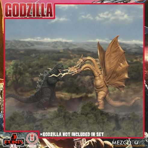 Set de 4 Figuras Godzilla 1968 Round 2 Destry All Monsters 11 cm