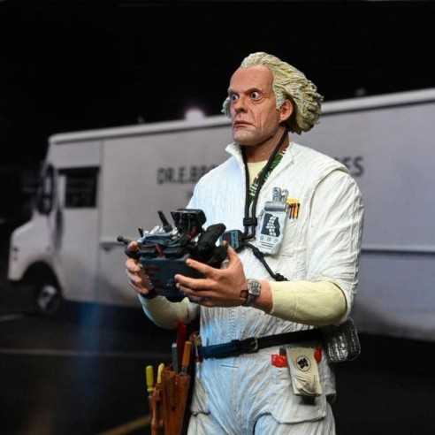 Figura Regreso al Futuro Ultimate Doc Brown 1985 - 18 cm