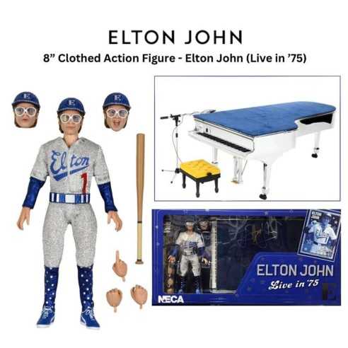 Figura Elton John Live 1975 con Ropa de Tela
