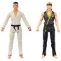 Set 2 Figuras Johnny & Daniel Cobra Kai All Valley 18 cm