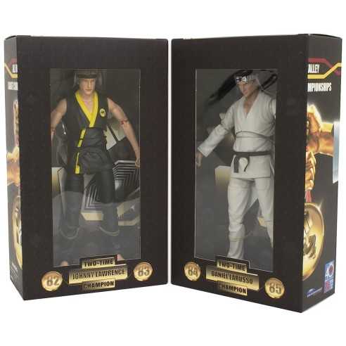 Set 2 Figuras Johnny & Daniel Cobra Kai All Valley 18 cm