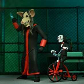 Figura Jigsaw y Billy The Puppet Tricycle 15 cm