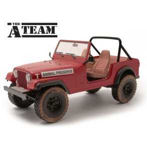 Jeep Militar CJ-7 El Equipo A (1983) Escala: 1:18