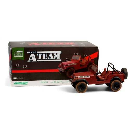 Jeep Militar CJ-7 El Equipo A (1983) Escala: 1:18
