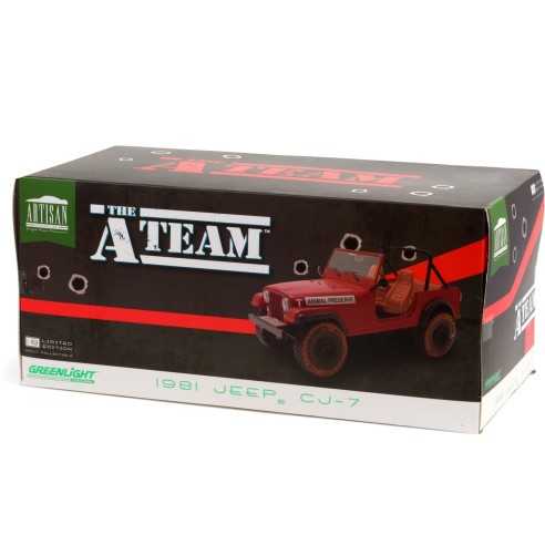 Jeep Militar CJ-7 El Equipo A (1983) Escala: 1:18