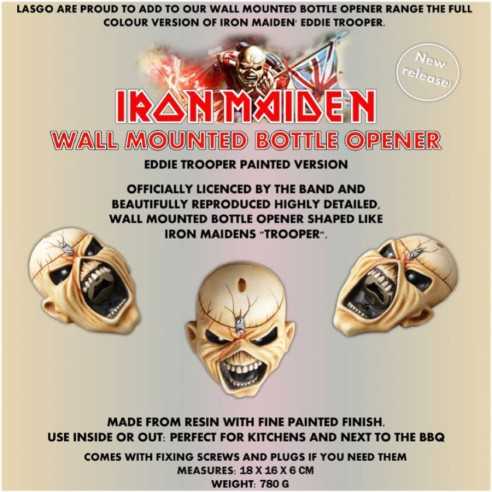 Abrebotellas Pared Iron Maiden Eddie Trooper