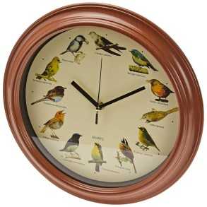 Reloj de Pared con Voces de Pajaritos 2