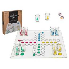 Juego Chupitos Parchís de Cristal 2
