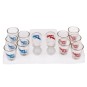 Juego Chupitos Pong 12 Vasos