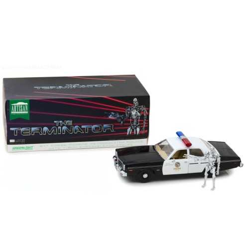 Coche Dodge Mónaco - Policía "Terminator" con Figura T-800 - (1977)  Escala: 1:18