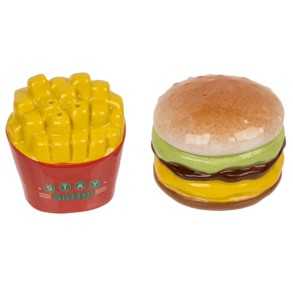 Salero y Pimentero, Hamburguesa y Patatas Fritas 2
