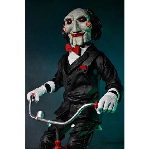 Figura Saw con Sonido con Triciclo 33 cm