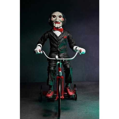 Figura Saw con Sonido con Triciclo 33 cm