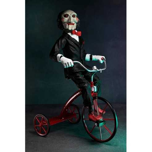 Figura Saw con Sonido con Triciclo 33 cm