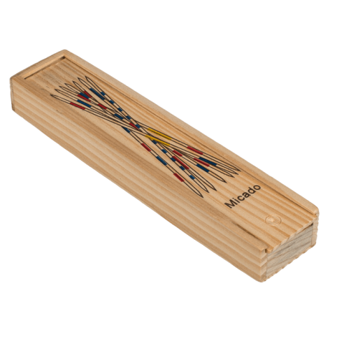 Juego Mikado de Madera en Caja de Madera