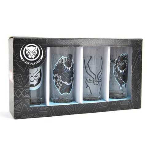 Set 4 Chupitos Marvel Black Panther