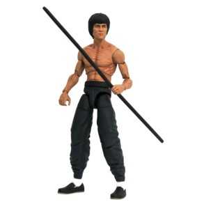 Figura Bruce Lee Articulada presentada en caja VHS 18 cm 