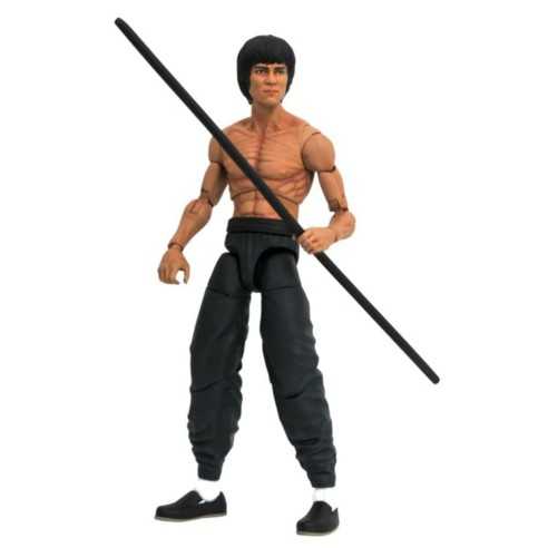 Figura Bruce Lee Articulada presentada en caja VHS 18 cm 