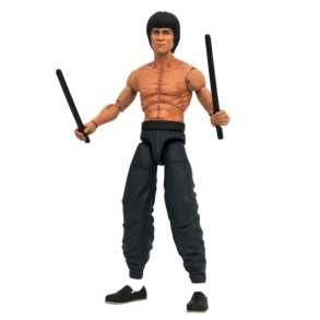 Figura Bruce Lee Articulada presentada en caja VHS 18 cm  2