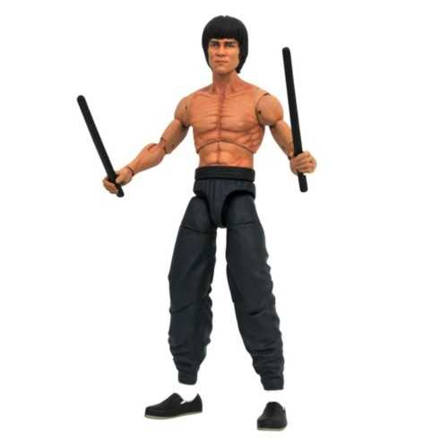 Figura Bruce Lee Articulada presentada en caja VHS 18 cm 