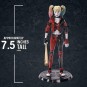 Figura Flexible Harley Quinn Bop Rebirth 19 cm