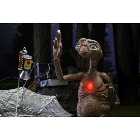 Figura E.T. Deluxe con Pecho con Iluminación LED 40 Aniversario Articulada 12 cm