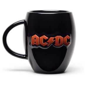Taza Ovalada Cerámica AC/DC