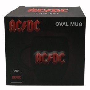 Taza Ovalada Cerámica AC/DC 2