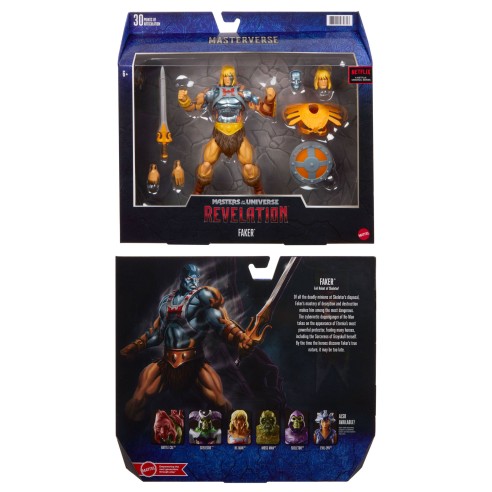 Muñeco Articulado Faker Masters del Universo Revelation Masterverse 18 cm