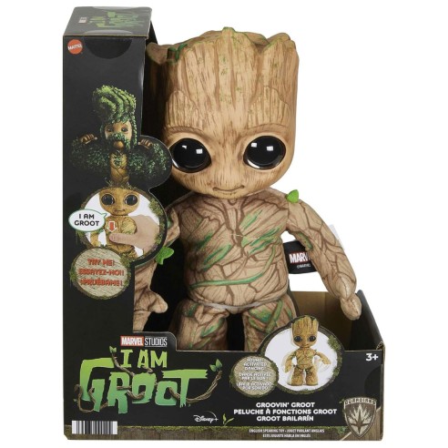 Peluche Marvel I am Groot Bailón Cuerpo Blandito