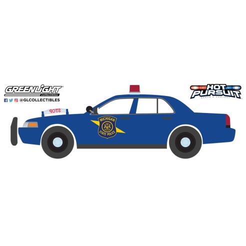 Ford Crown Victoria Police Interceptor - Michigan (2008) Escala 1:24