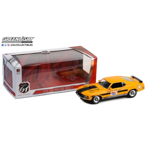 Coche Ford Mustang Mach 1-Michigan International Speedway Official Pace Car (1970) Escala: 1:18