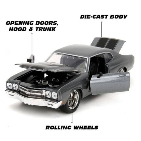 Coche A Todo Gas Chevrolet 1970 - Escala 1:24