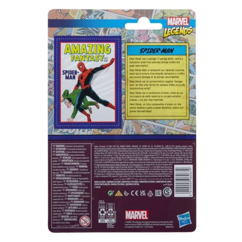 Figura Spider-Man (Amazing Fantasy) - Marvel Legends Retro