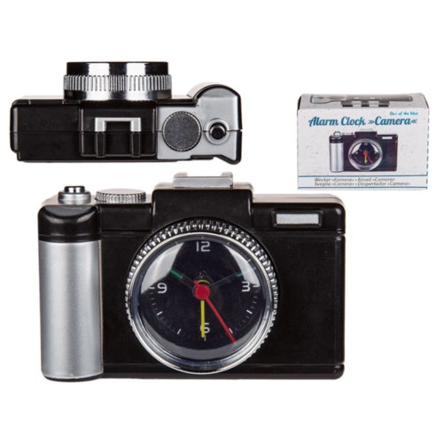Reloj Despertador Led con Forma de Cámara de Fotos Retro
