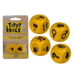 Juego de Beber de 2 Dados de Madera 2