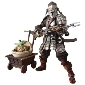 Figuras Star Wars Ronin Mandalorian y Grogu (Beskar Armor)