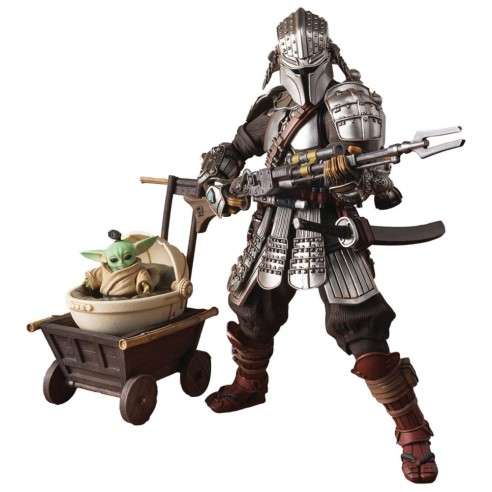 Figuras Star Wars Ronin Mandalorian y Grogu (Beskar Armor)