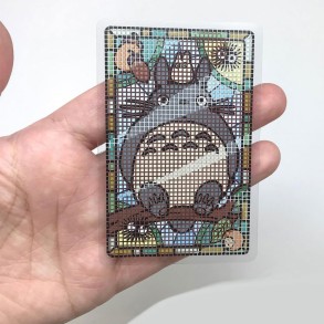 Baraja Francesa de Cartas Translucidas - Mi Vecino Totoro - Studio Ghibli