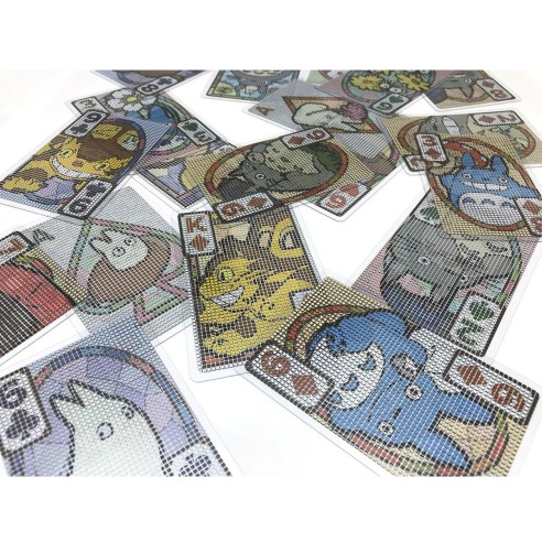 Baraja Francesa de Cartas Translucidas - Mi Vecino Totoro - Studio Ghibli