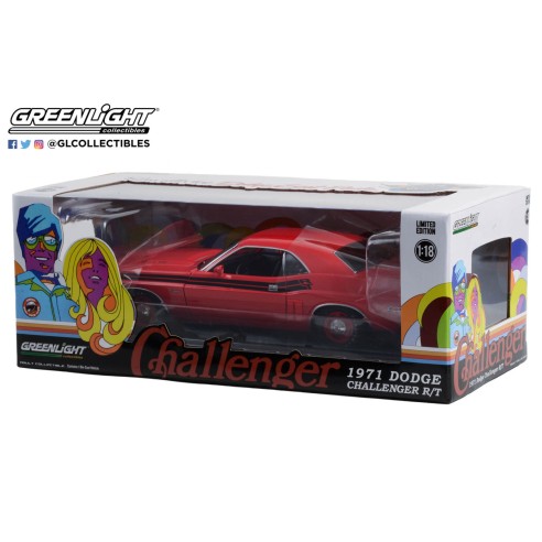 Coche Dodge Challenger R/T Rojo (1970)  Escala 1:18