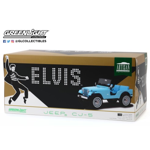Jeep CJ-5 "Elvis Presley (1935-77)" Escala 1:18