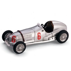 Coche Mercedes W125 nº6 H. Hermann Italian GP 1937 Escala 1:43