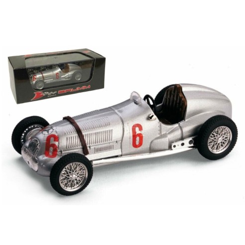 Coche Mercedes W125 nº6 H. Hermann Italian GP 1937 Escala 1:43