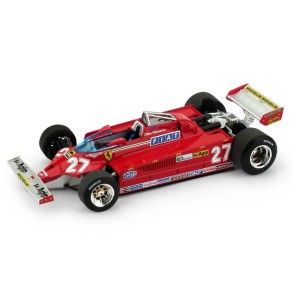 Ferrari 126 CK turbo Grand Prix Italia - Gilles Villeneuve (1981) R390 Escala 1:43