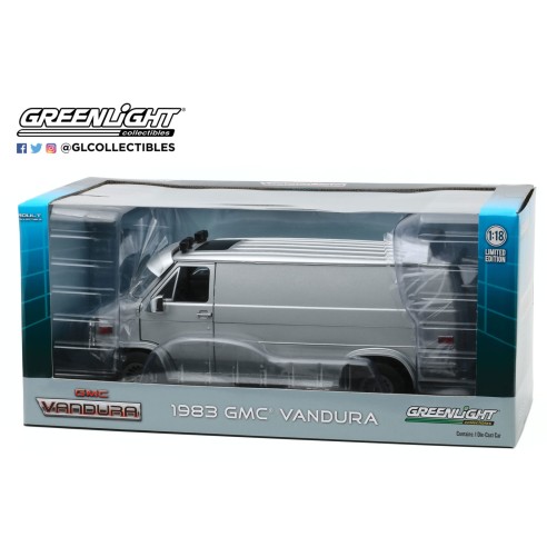 Furgoneta  GMC - Vandura Cargo G.Series Personalizada Plata 1983 Escala 1:18