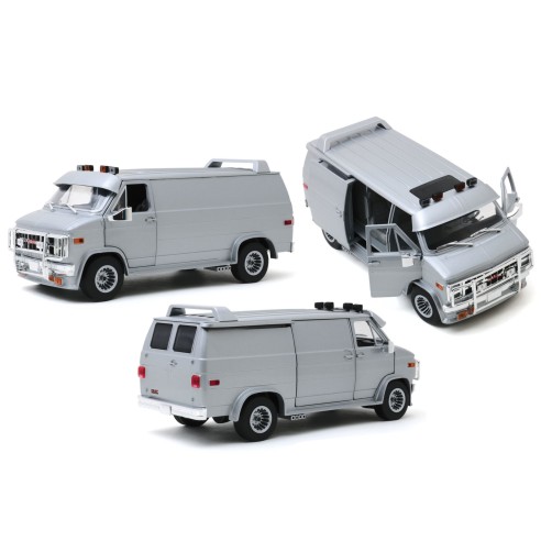Furgoneta  GMC - Vandura Cargo G.Series Personalizada Plata 1983 Escala 1:18